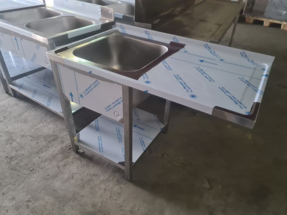 Inox enojno korito, gostinsko korito