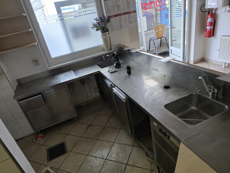 Inox šank, retro pult, kava pult KOGAST