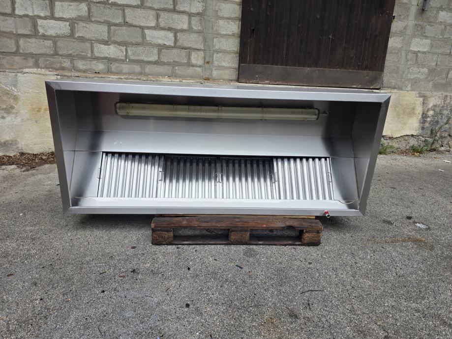 Inox gostinska, kuhinjska stenska napa