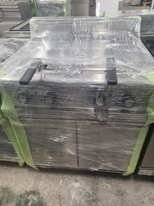 Friteza dvojna 2x14l, cvrtnik